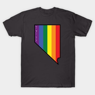 Nevada Gay Pride Flag T-Shirt